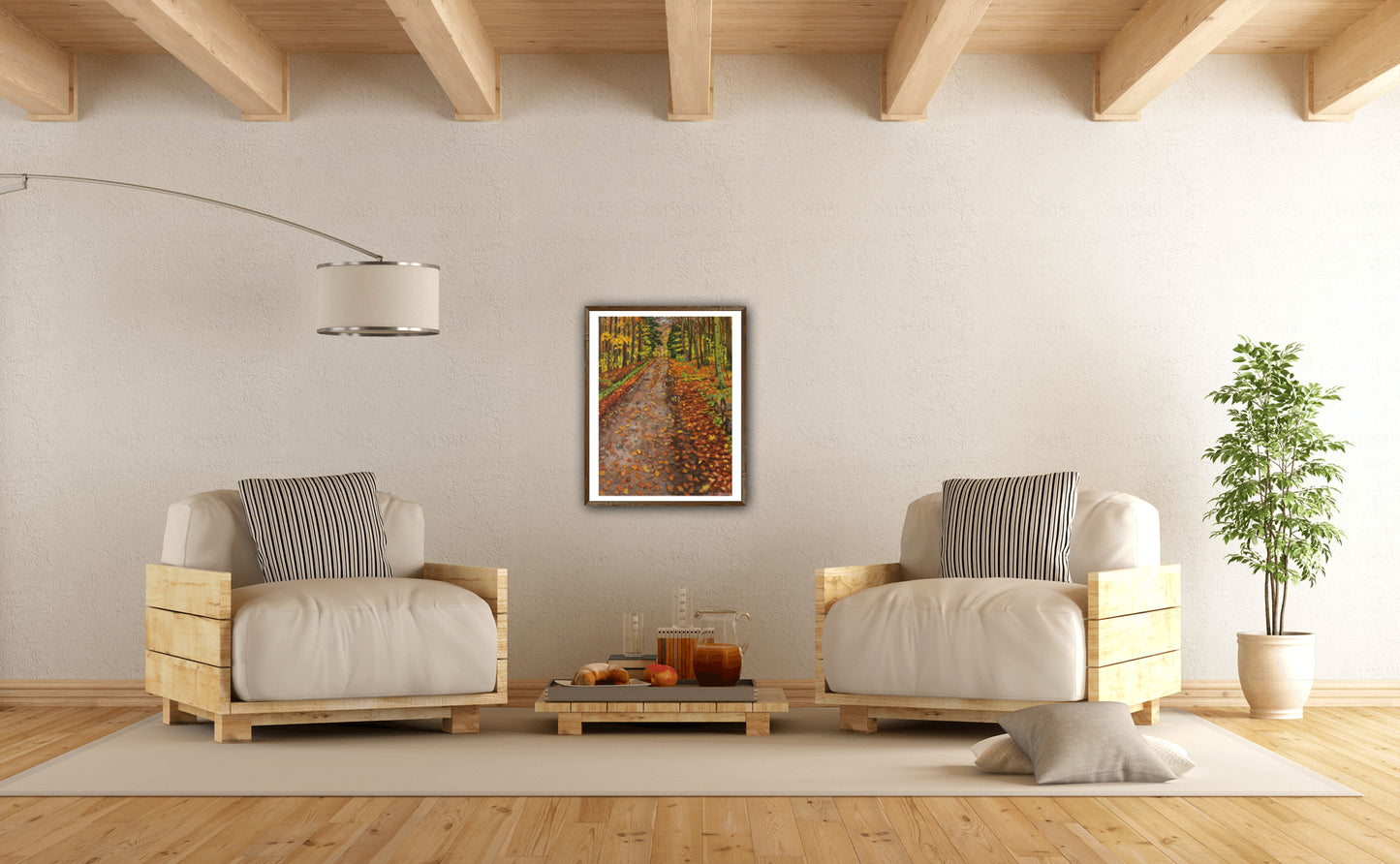 The forest road