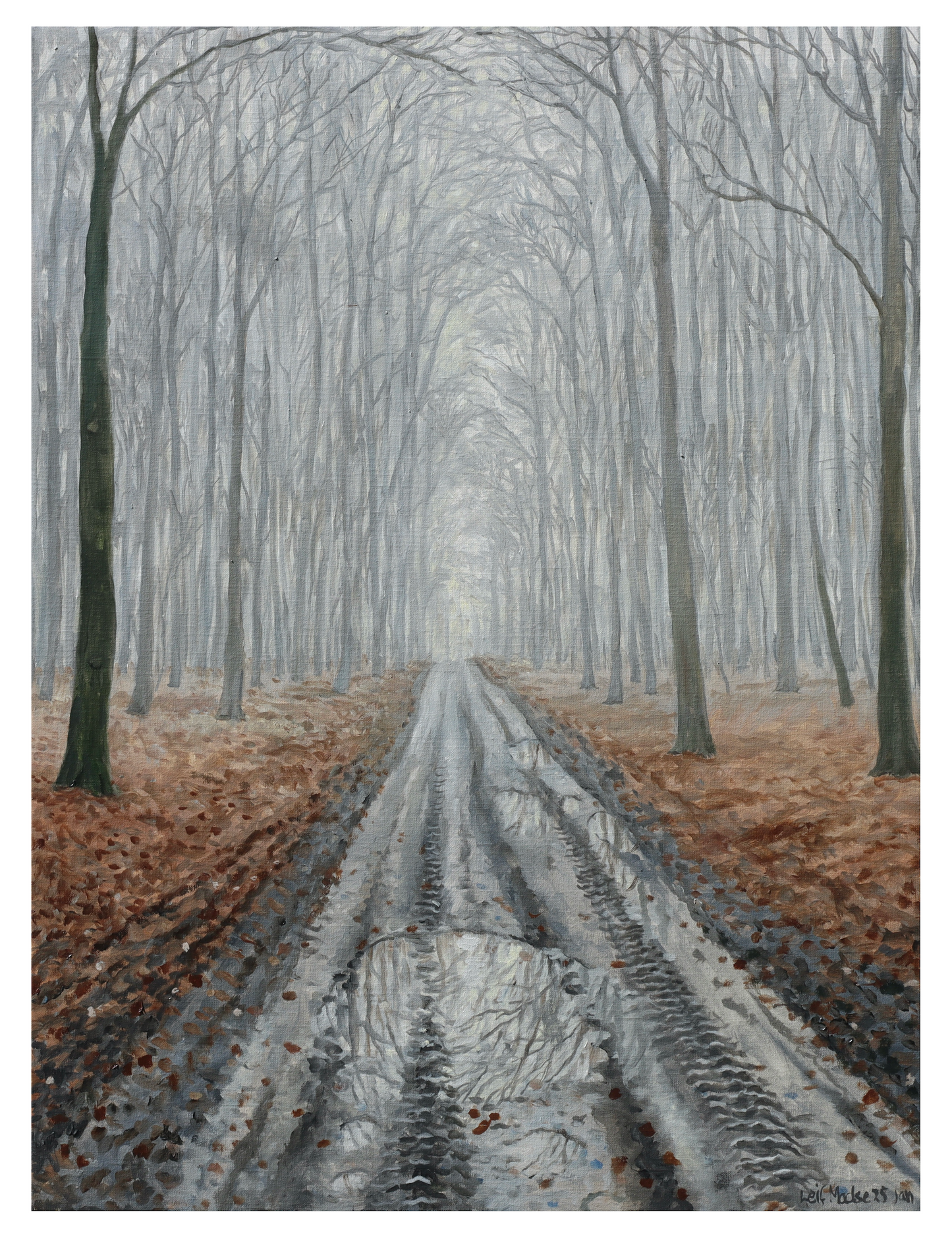 Skovvej vinter