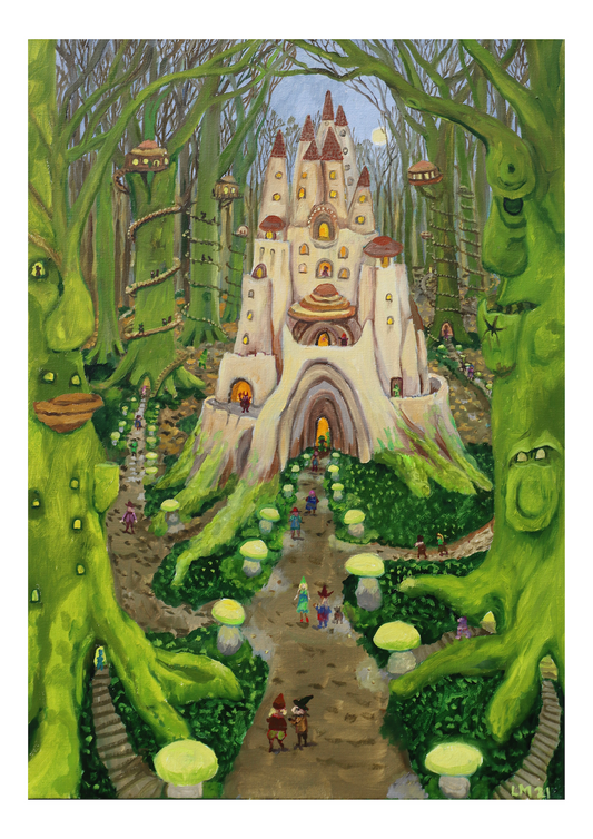 Beige castle