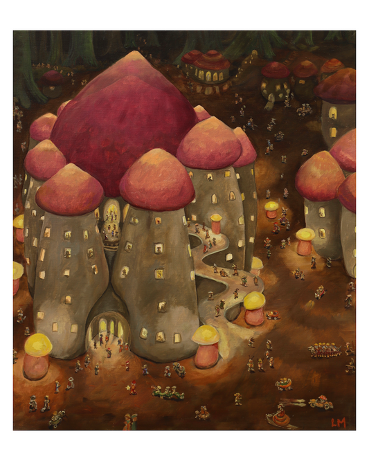 The mushroom house